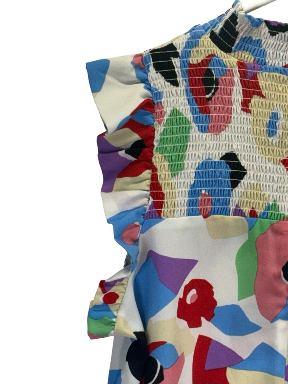THML Multicolor Abstract Ruffle Sleeve Top
Size M - Picture 8 of 12